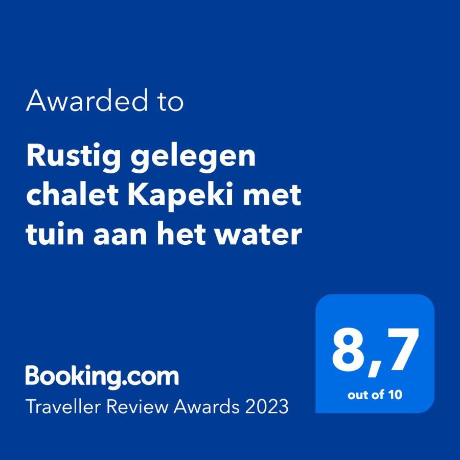 Rustig Gelegen Chalet Kapeki Met Tuin Aan Het Water Geel Εξωτερικό φωτογραφία